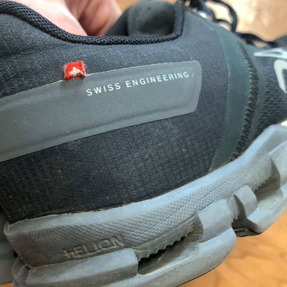 On Running Men's Black Cloud Sneakers - Picture 9 of 10